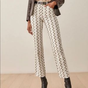 Mod High Rise Straight Jeans